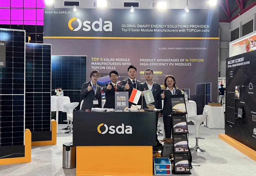 Continua a inseguire la luce e concentrati sull'Indonesia | Osda fa una meravigliosa apparizione alla Mostra internazionale sull'energia solare dell'Indonesia del 2023